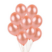 Balony metaliczne 12 cali, 25 szt. rose gold