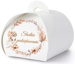 Pudełeczka Słodkie Podziękowanie BOHO 10szt.