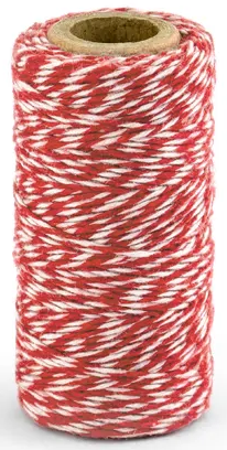 Sznurek Piekarski Bawełniany Biało-Czerwony 50m