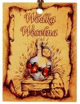 Zawieszki na alkohol staropolskie, 25 szt.