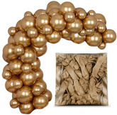 Balony lateksowe ZŁOTE luster Gold, 5", 50 szt.