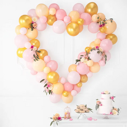 Balony Strong 23cm, Metallic Gold 100szt.