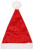 Czapka Świętego MIKOŁAJA Czerwone Cekininy 30x42cm