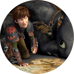 Opłatek tortowy 29 cm, 1 szt. Jak wytresować smoka