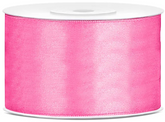 Tasiemka satynowa, różowa, 38mm/25m