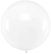 Balon olbrzym 1 m, pastel, clear, 1 szt.