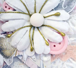 Drewniane Guziki Pastelowe Kolorowe Mix 30szt.