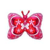 Balon foliowy Motyl Deco czerwony 21", 1 szt.