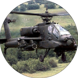 Opłatek tortowy 29 cm, Wojsko 1szt.