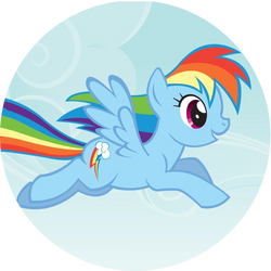 Opłatek tortowy 14 cm, 1 szt. My Little Pony