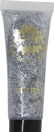 Farbka do Malowania Twarzy SREBRNA Brokatowa 20ml