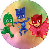 Opłatek tortowy 29 cm, Pidżamersi 1 szt.