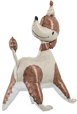 Balon foliowy stojący Pies Pudelek 58x84cm