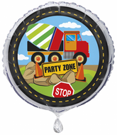 Balon Foliowy BUDOWA Betoniarka Urodziny 45cm