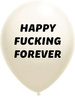 Balony pastelowe Happy Fucking 14 cali, 1 szt.