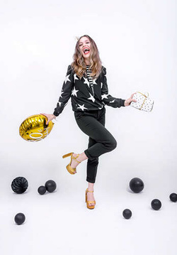 Balony St. 12cm (5") Pastel Czarne, 25szt.