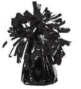 Ciężarek do balonów foliowy, czarny 1 szt.