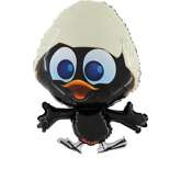 Balon foliowy Calimero Czarny 21", 1 szt.