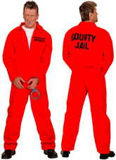Strój Kostium Skazaniec WIĘZIEŃ Psychopata, M
