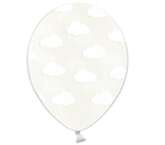 Balony Chmurki, Crystal Clear, 30 cm, 1 szt.