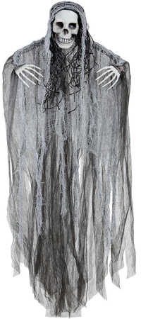 Dekoracja DUCH Czarna Zjawa Ponury Żniwiarz 90cm