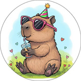 Opłatek tortowy 29 cm, Kapibara 1 szt.