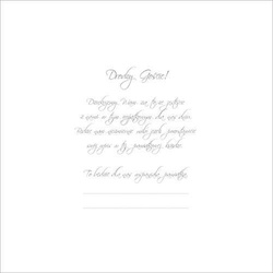 Księga Gości, 20,5x20,5 cm, 22 kartki, 1 szt.