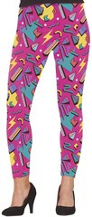 Spodnie LEGINSY Geometryczne Wzory Lata 80 90, L