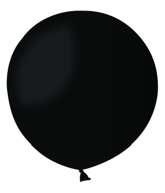 Balon G220 pastel kula 0,75m - czarna 14