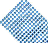 Kryształki ozdobne do dekoracji 6mm, błękit 1 op.