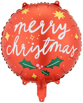 Balon Foliowy Merry Christmas, 45 cm, 1 szt.