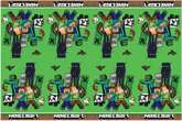 Obrus Foliowy MINECRAFT Pixele Urodziny 120x180cm