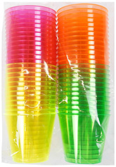 Kolorowe Kieliszki Wielokrotnego Użytku 30ml 50szt
