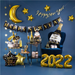 Serwetki Happy New Year czarne 10 szt