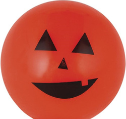 Kauczukowa Gumowa Świecąca Piłka DYNIA Halloween