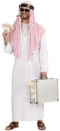 Kostium Strój SZEJK Książę Arabski Bogacz XXL