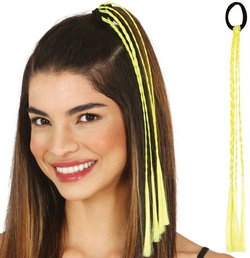 WAROCZYKI Pasemka do Włosów ŻÓŁTE 35cm 3szt.