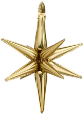 Balon Foliowy Gwiazda 3D ZŁOTA 70cm