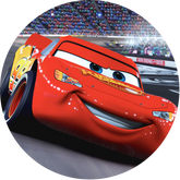 Opłatek tortowy 14 cm, Cars 1 szt.