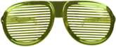 OKULARY ŻALUZJE XXL Disco Lata 80 Zielone