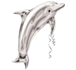 Balon foliowy 24" SHP - "Silver Dolphin"