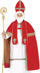 Strój Kostium Biskup ŚWIĘTY MIKOŁAJ Gwiazdor, M