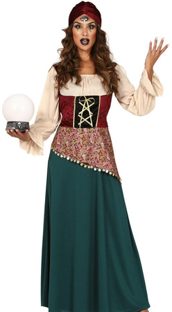 Strój Kostium CYGANKA Wróżka Medium Halloween, XL