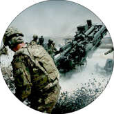 Opłatek tortowy 14 cm Wojsko 1 szt.