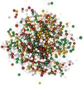 KULECZKI STYROPIANOWE Brokatowe ŚWIĄTECZNE 8g