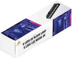 Lampa LED Ultrafioletowa Czarnym Światłem UV 6x3W