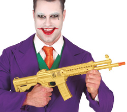 Karabin Broń Jokera Gangstera Bandyty Złoty 68cm