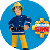 Opłatek tortowy 14 cm, Strażak Sam 1 szt.