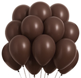 Balony St. 23cm (10") Pastel Cocoa Brown, 100szt.