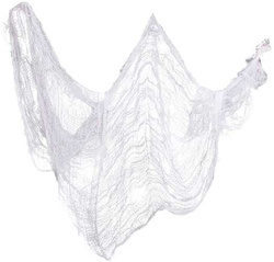 Biała SIATKA Pajęczyna Halloween 76x228cm